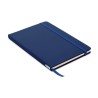Carnet A5  en couverture RPET 600D - NOTE RPET MO9966 Matières : papier recyclé Couleurs : bleu personnalisable avec votre logo