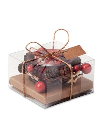 Bougeoir de Noël Personnalisé - en Verre Décoration Chic pas cher
