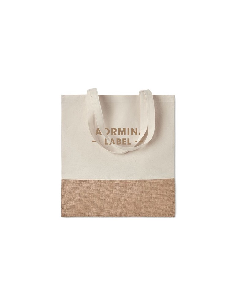 Personnalisable Sac à Provisions en Jute