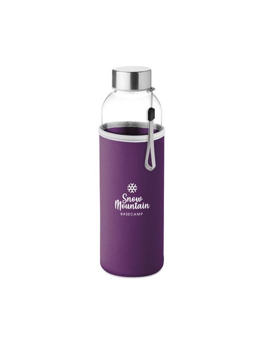 Bouteille en verre 500ml Personnalisée Objets Publicitaires UTAH GLASS