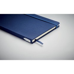Carnet A5  en couverture RPET 600D - NOTE RPET MO9966 Matières : papier recyclé Couleurs : bleu objet promo petit budget