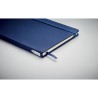 Carnet A5  en couverture RPET 600D - NOTE RPET MO9966 Matières : papier recyclé Couleurs : bleu objet promo petit budget