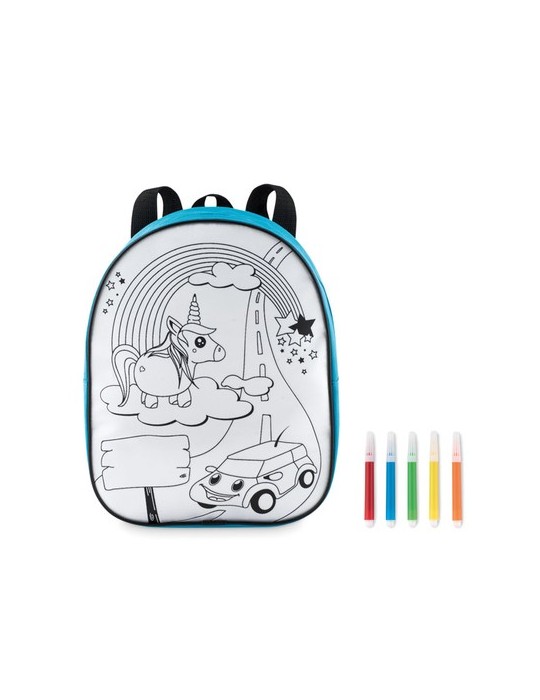 Sac à dos à colorier personnalisé - BACKSKETCHY