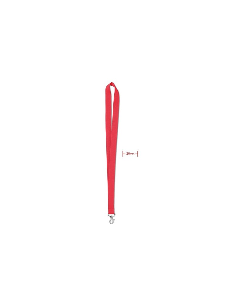 Tour de Cou SIMPLE LANY 20 mm - Objet Publicitaire Personnalisé