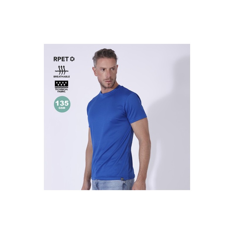 T-Shirt Éco-responsable Sportif Personnalisé Adulte Tecnic Markus Matières : PET recyclé Taille textile : XL Couleurs : bleu cad