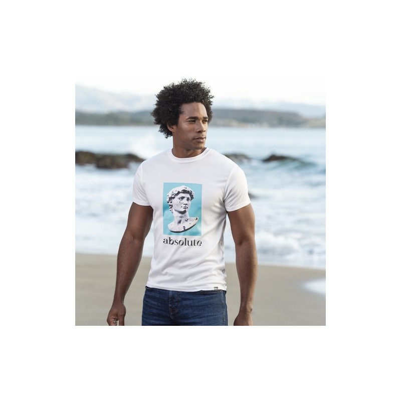 T-Shirt Éco-responsable Sportif Personnalisé Adulte Tecnic Markus Matières : PET recyclé Taille textile : XL Couleurs : bleu liv