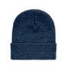 Bonnet  en RPET avec revers - RPET Matières : PET recyclé Couleurs : bleu