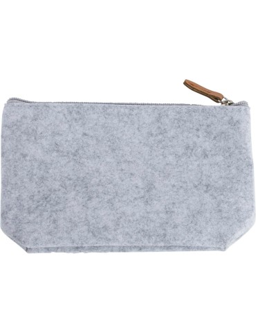 Trousse de toilette  en feutre rPET personnalisée pas cher