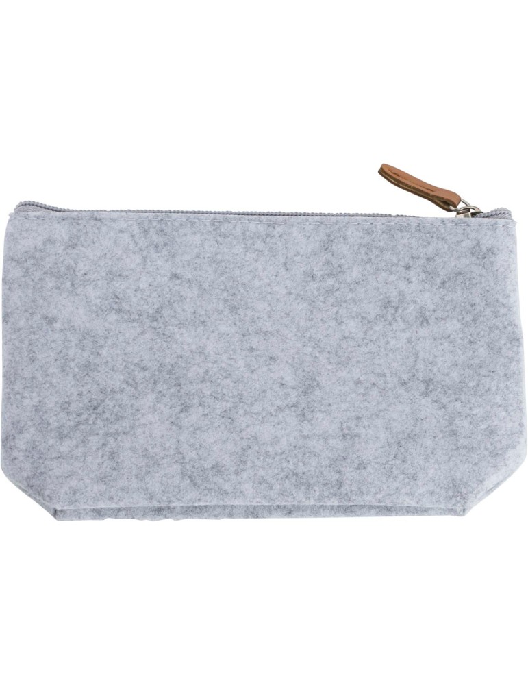 Trousse de toilette  en feutre rPET personnalisée pas cher