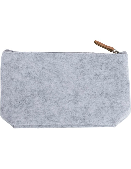 Trousse de toilette  en feutre rPET personnalisée pas cher
