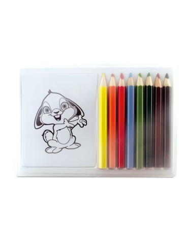 Set de Crayons de Couleur en Bois Personnalisé