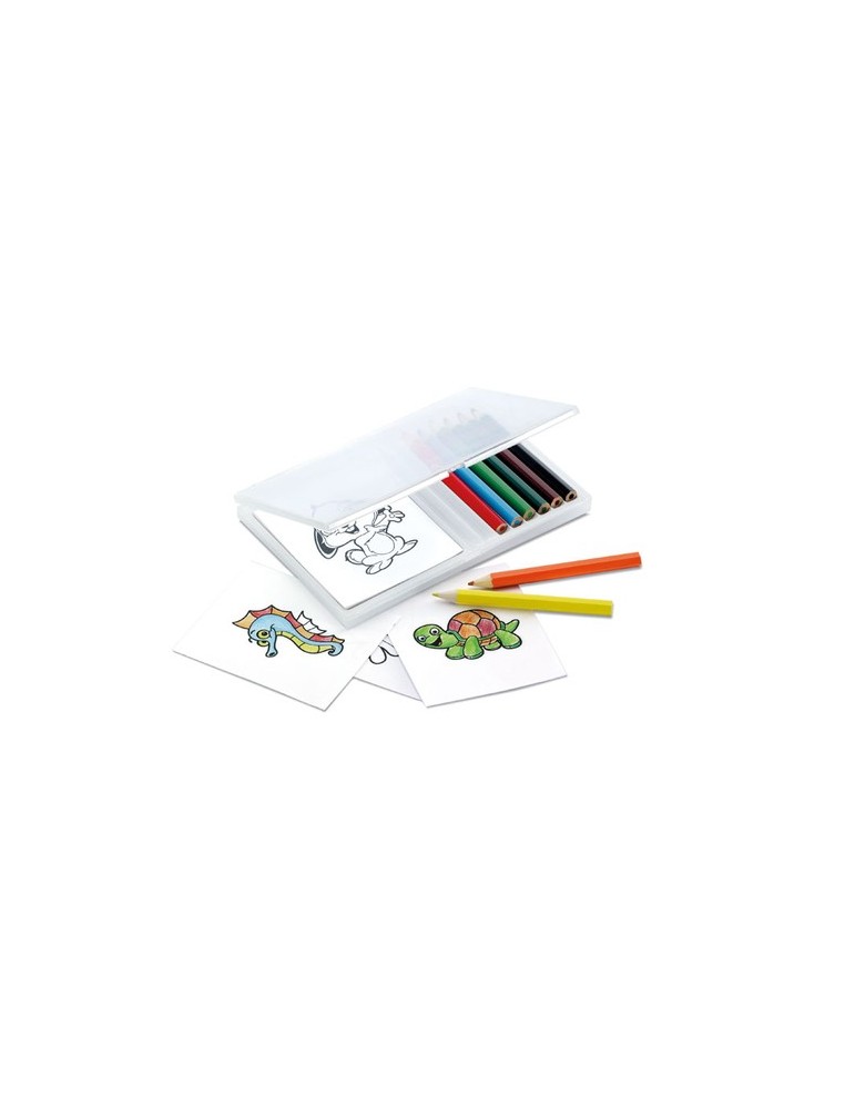 Set de Crayons de Couleur en Bois Personnalisé