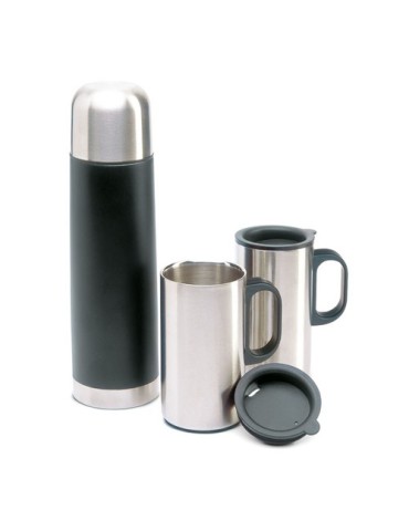 Bouteille thermos avec 2 tasses cadeau idéal - ISOSET