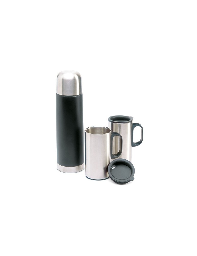 Bouteille thermos avec 2 tasses cadeau idéal - ISOSET