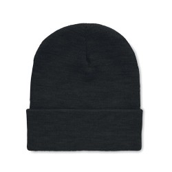 Bonnet  en RPET avec revers - RPET Matières : PET recyclé Couleurs : bleu 2