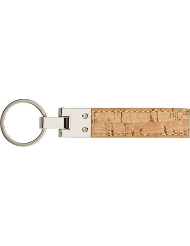 Porte-clés en Liège et Métal - Cadeau Elowen