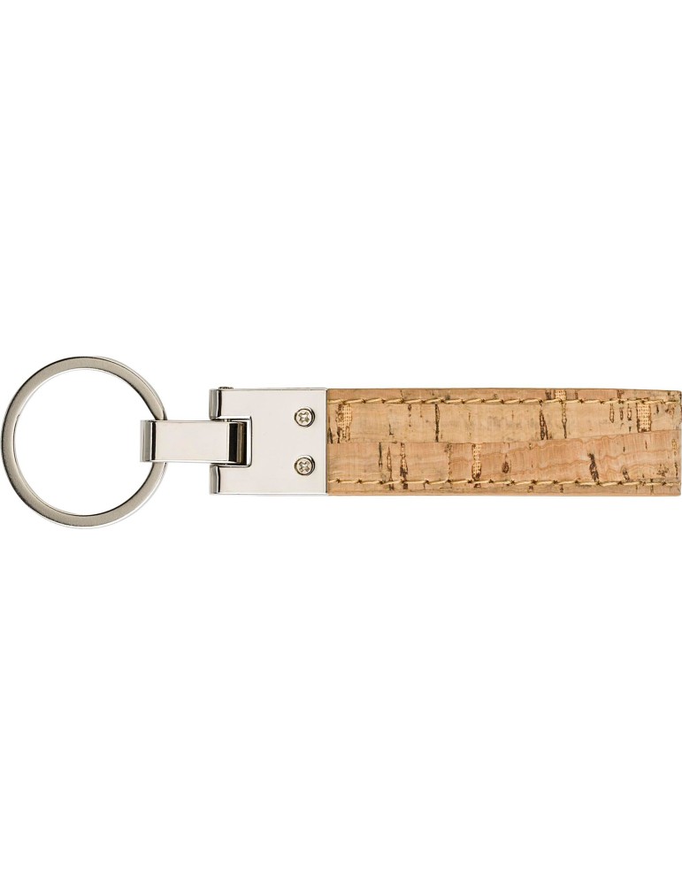 Porte-clés en Liège et Métal - Cadeau Elowen