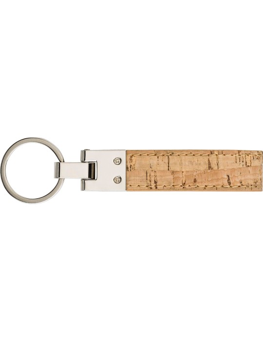 Porte-clés en Liège et Métal - Cadeau Elowen
