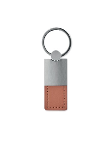 Porte-clés Personnalisable en PU et métal : COLUMBUS