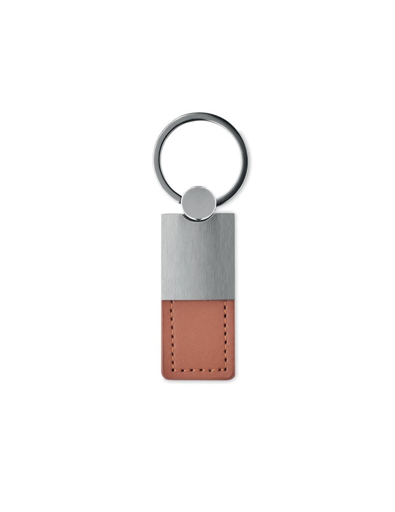 Porte-clés Personnalisable en PU et métal : COLUMBUS