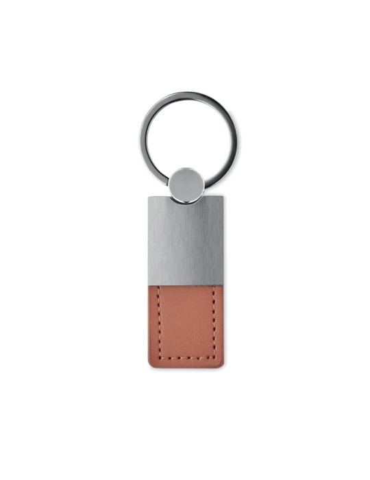Porte-clés Personnalisable en PU et métal : COLUMBUS