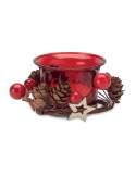 Bougeoir de Noël Personnalisé - en Verre Décoration Chic pas cher