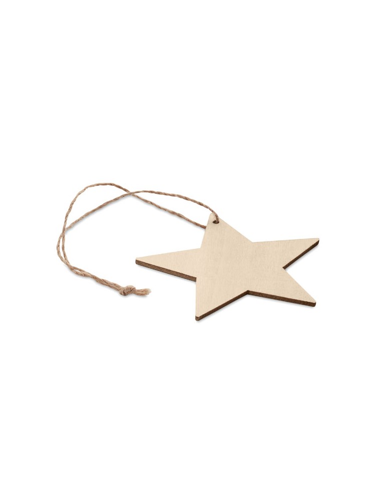 Décoration Étoile en Bois MDF Personnalisée - Idée Cadeau pas cher