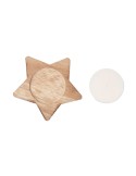 Bougeoir personnalisé en étoile lotus - Décoration Maison Unique pas cher