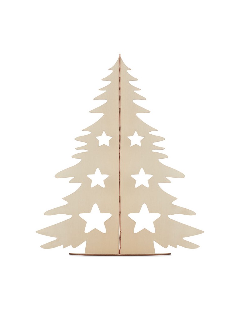 Sapin de Noël en bois Décoration personnalisée
