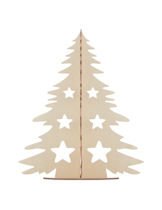 Sapin de Noël en bois Décoration personnalisée