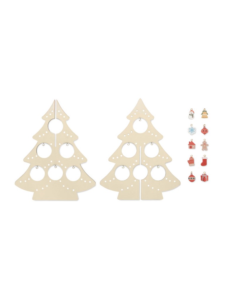 Décoration personnalisée de Sapin en Bois SILUETA | Cadeaux d'Entreprise