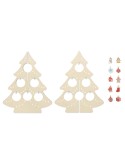 Décoration personnalisée de Sapin en Bois SILUETA | Cadeaux d'Entreprise