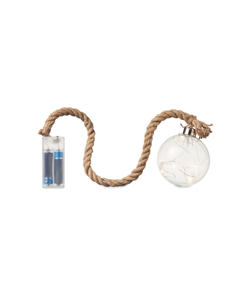Boule en verre LED personnalisée - Décoration lumineuse BAUBLI pas cher