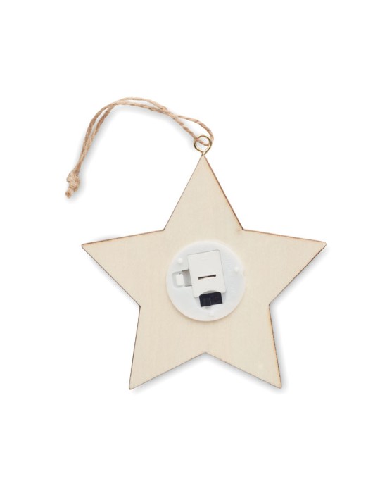 Suspension Étoile Personnalisée MDF avec LED STARLIGHT - Pas Cher