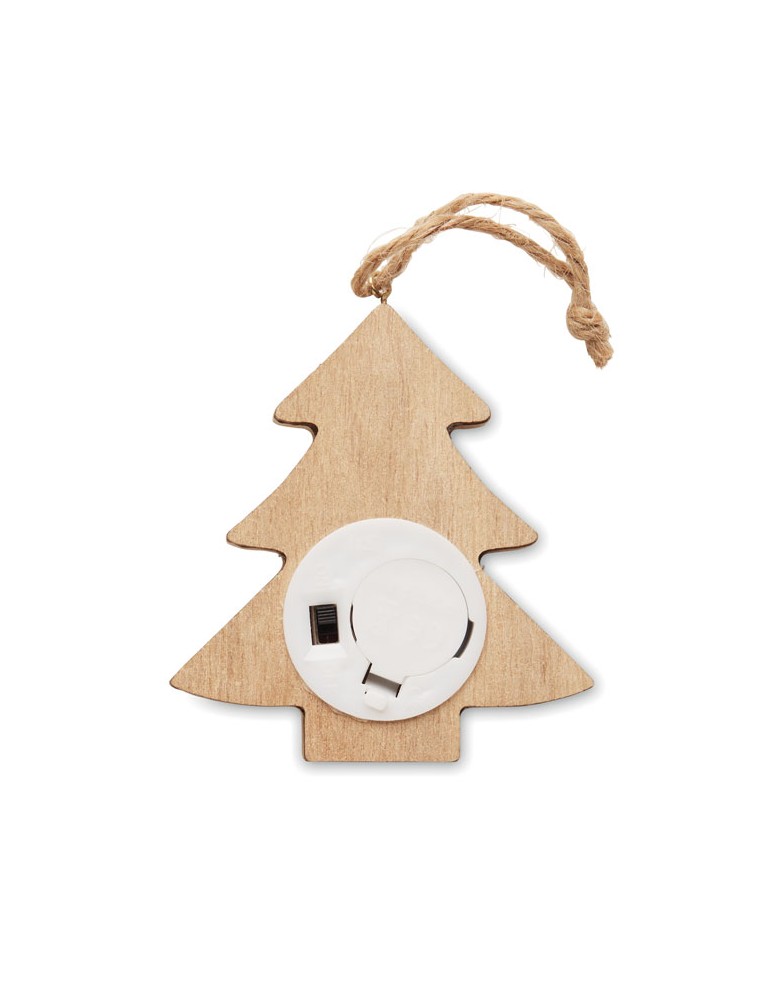 Sapin en Bois Élégant Personnalisé LULIE pour la Décoration de Noël pas cher