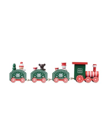 JUNA Train de Noël en bois