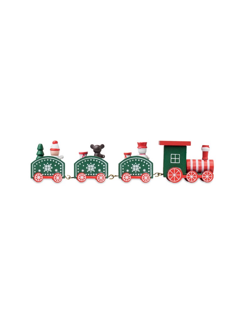 JUNA Train de Noël en bois
