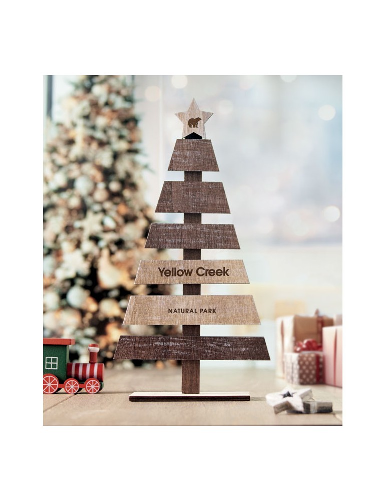 PUINEN Sapin de Noël en bois