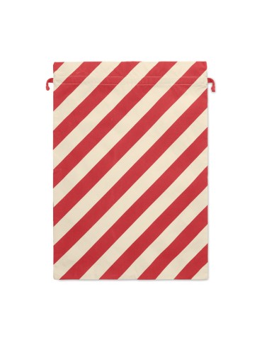 LAUKKU Grand sac coton Père Noël