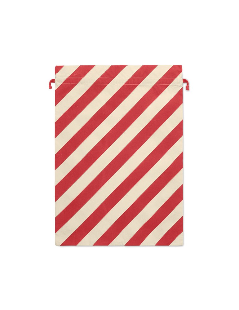 LAUKKU Grand sac coton Père Noël