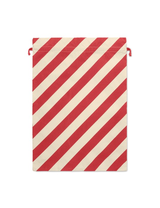 LAUKKU Grand sac coton Père Noël
