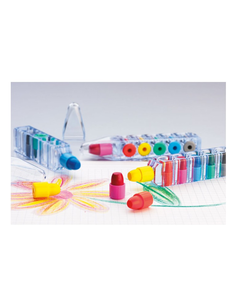 Set de Crayons Personnalisés : Peint/Cire MAGIC