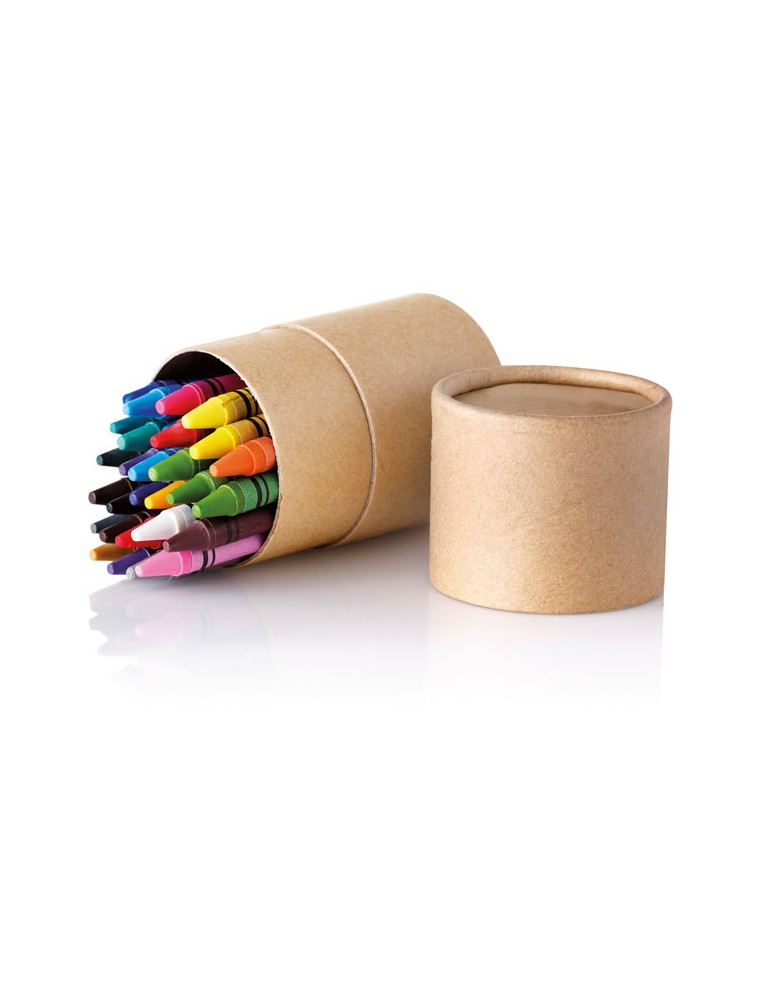 Étui 30 Crayons Cire Personnalisé : Idéal pour Offrir STRIPER pas cher