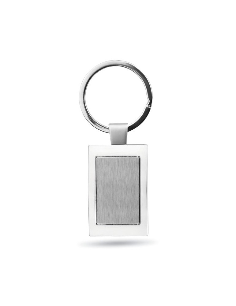 Porte-clés rectangulaire en métal personnalisé - HARROBS