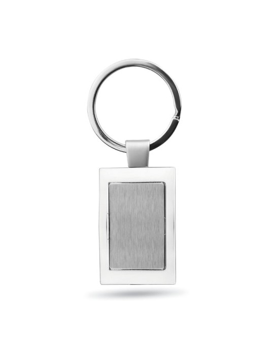Porte-clés rectangulaire en métal personnalisé - HARROBS