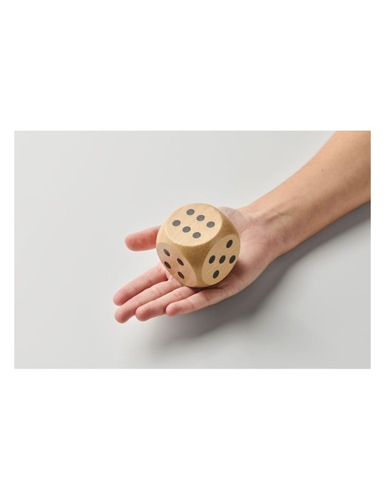 DADO Dés en bois Schima de 5cm dia