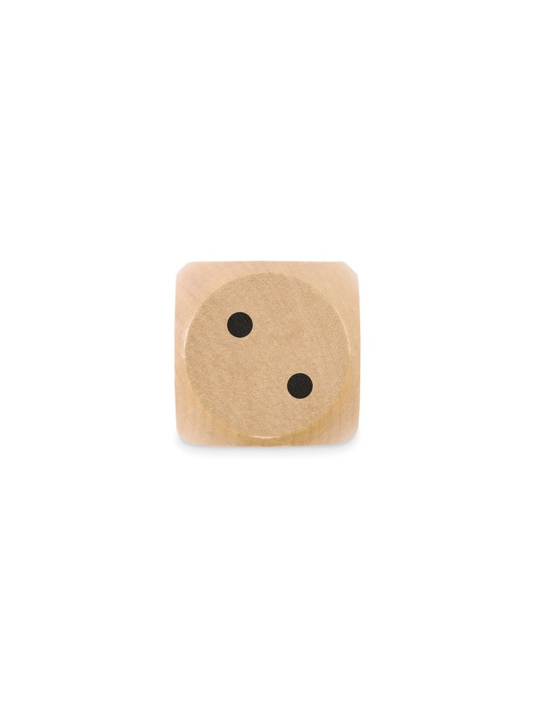DADO Dés en bois Schima de 5cm dia