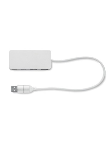 Hub USB 4 ports 27,5 cm publicitaire UBAH 2