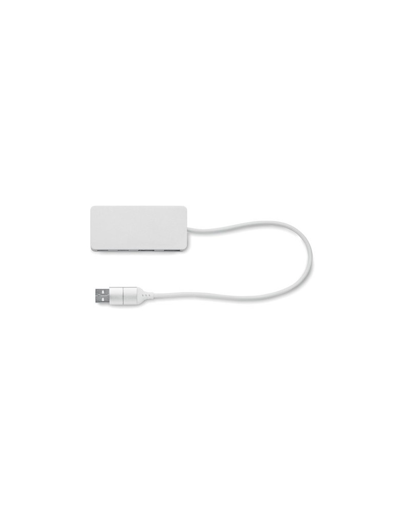 Hub USB 4 ports 27,5 cm publicitaire UBAH