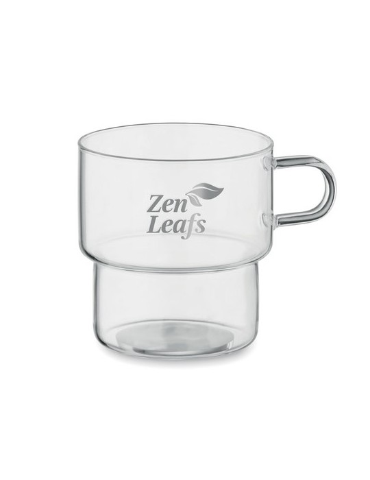 Tasse en verre 300 ml publicitaire BOROMUG